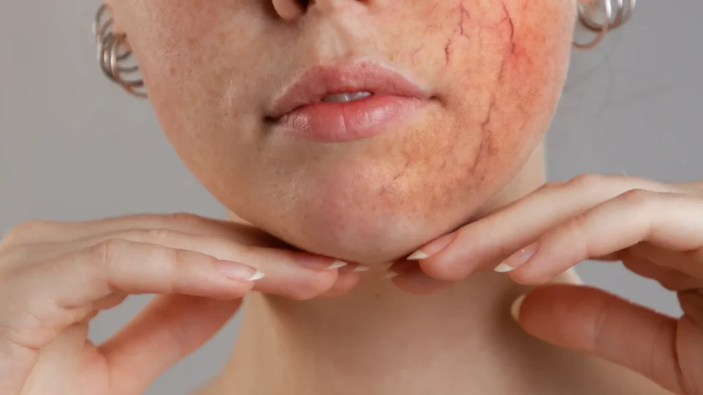 Jak pozbyć się rumienia i pajączków Sprawdź laserowe zamykanie naczynek